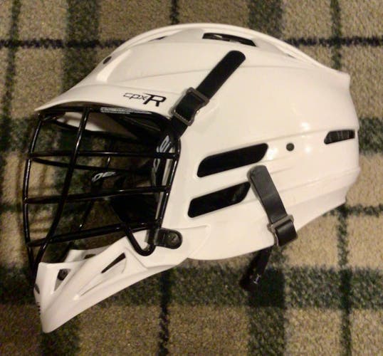 Cascade white CPX-R Lacrosse Helmet