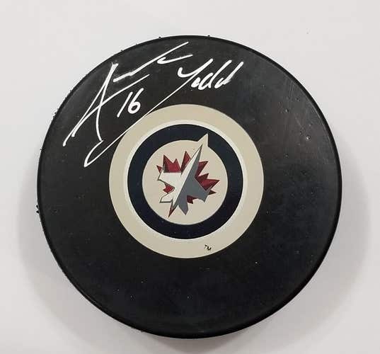 ANDREW LADD Autographed Winnipeg Jets NHL Signed Hockey Puck
