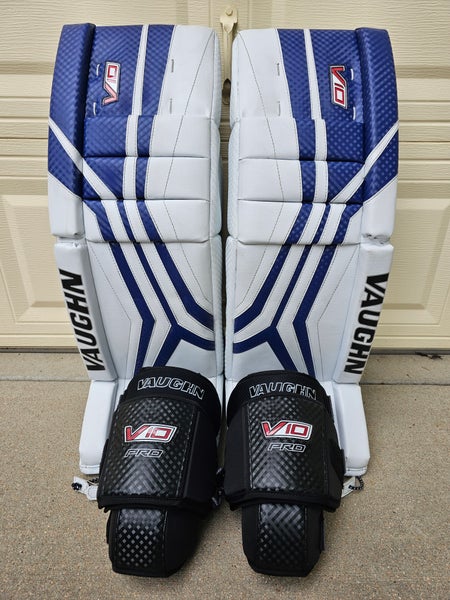 33+2 Vaughn V10 Pro Carbon Goalie Leg Pads w/ knee guards
