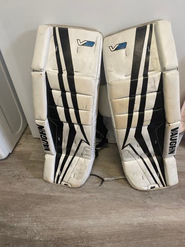 Used Vaughn Velocity V9 Goalie Leg Pads