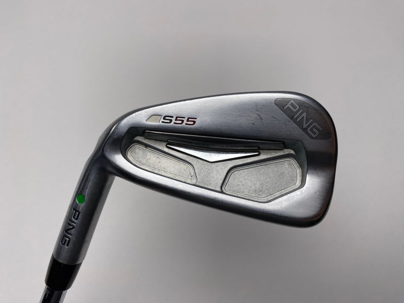 Ping S55 Single 4 Iron Green Dot 2* Up Dynamic Gold X100 Extra Stiff LH