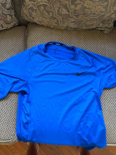Blue Nike Dri-fit Shirt Size Large