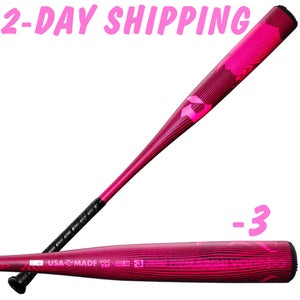 *NEW* 2024 DeMarini Neon Pink VOODOO ONE 33" / 30 oz Alloy Adult BBCOR Bat W/WARRANTY ►2-DAY SHIP◄