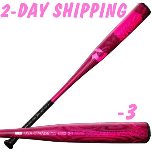 NO WRAPPER -2024 DeMarini Neon Pink VOODOO ONE 33" / 30 oz Alloy Adult BBCOR Bat ►2-DAY SHIPPING◄