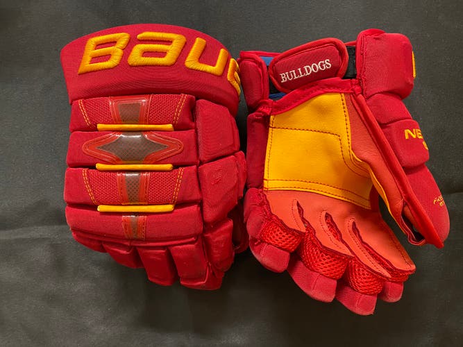 Pro Stock Return Bauer 14” Nexus 1N Hockey Gloves Custom Palms & Mods