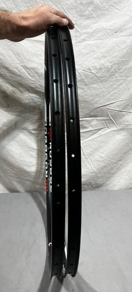 (2) Novatec Dragon 32-Hole Black Aluminum 29er Mountain Bike Rims Fast Shipping