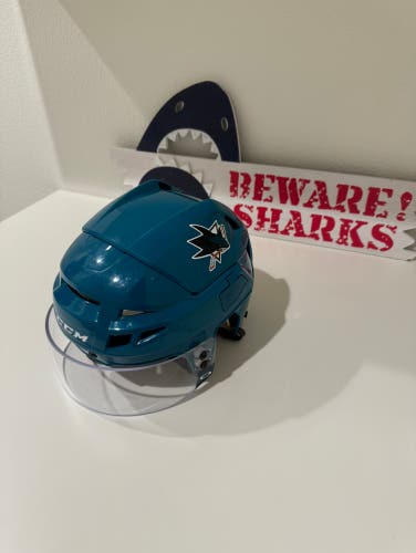 San Jose Sharks Teal Helmet