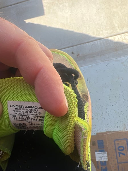 Under armor metal cleats