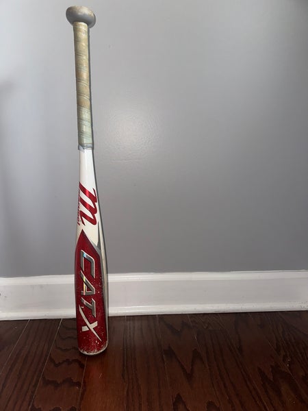 Used 2022 Marucci CAT X USSSA Certified Bat (-10) Alloy 17 oz 27"