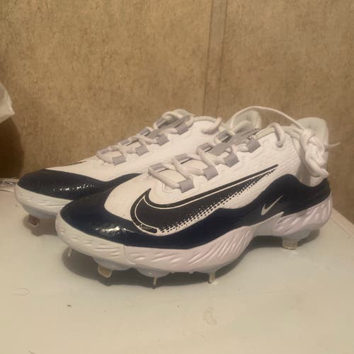 Nike Alpha Huarache Elite 4 Low “White Navy” Men’s Size 11.5 Baseball Cleats