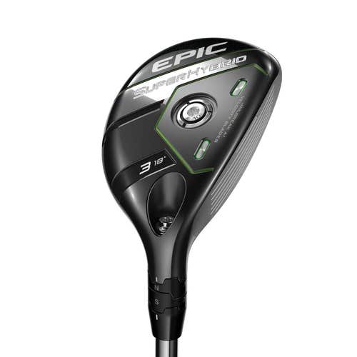 LEFT HANDED CALLAWAY 2022 EPIC SUPER 4 HYBRID GRAPHITE REGULAR AEROTECH STEEL FIBER FC HYB GRAPHITE