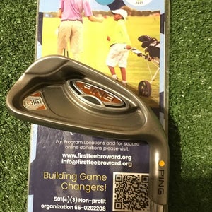 Ping G10 Yellow Dot 9 Iron Stiff Steel Shaft