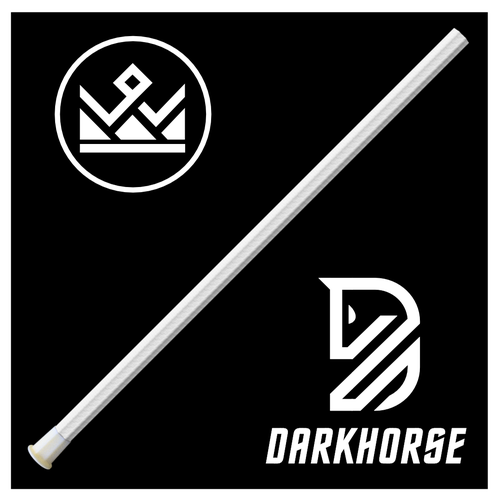 2-pack - Primo Darkhorse-175 Carbon Composite Lacrosse Shaft - White