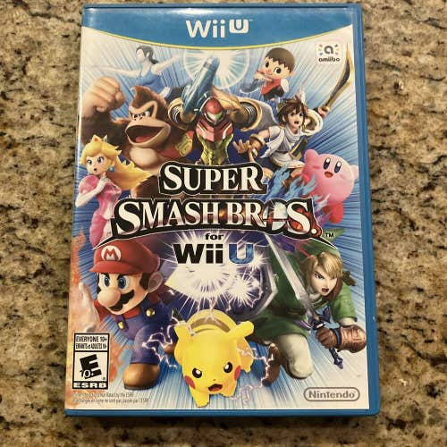 Super Smash Bros. (Wii U, 2014) w/ manual - Tested