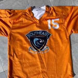South East Elite Orange/white Used XL Kids Unisex Airius Jersey