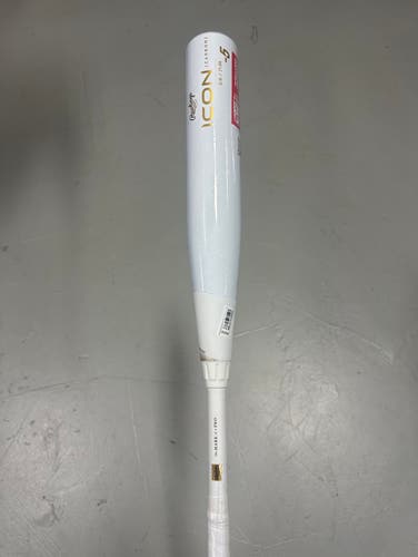 New 2024 Rawlings Icon USSSA Certified Bat (-5) 27 oz 32"