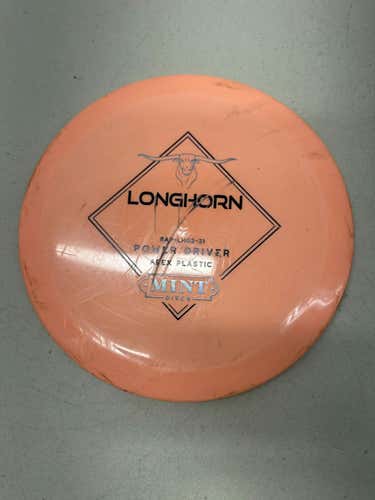Used Mint Apex Longhorn Disc Golf Drivers