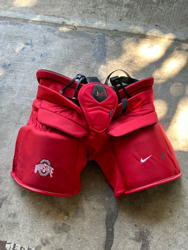 Used Senior XL Bauer Vapor 1X Hockey Goalie Pants Pro Stock Ohio State