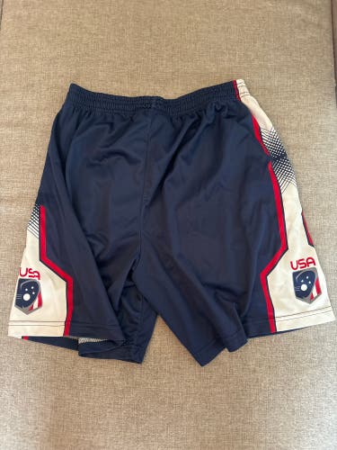Team USA Lacrosse Blue Shorts - Size Small