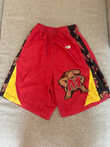 University Of Maryland Red Shorts - Size Small