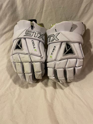 Used STX Cell V Lacrosse Gloves Large