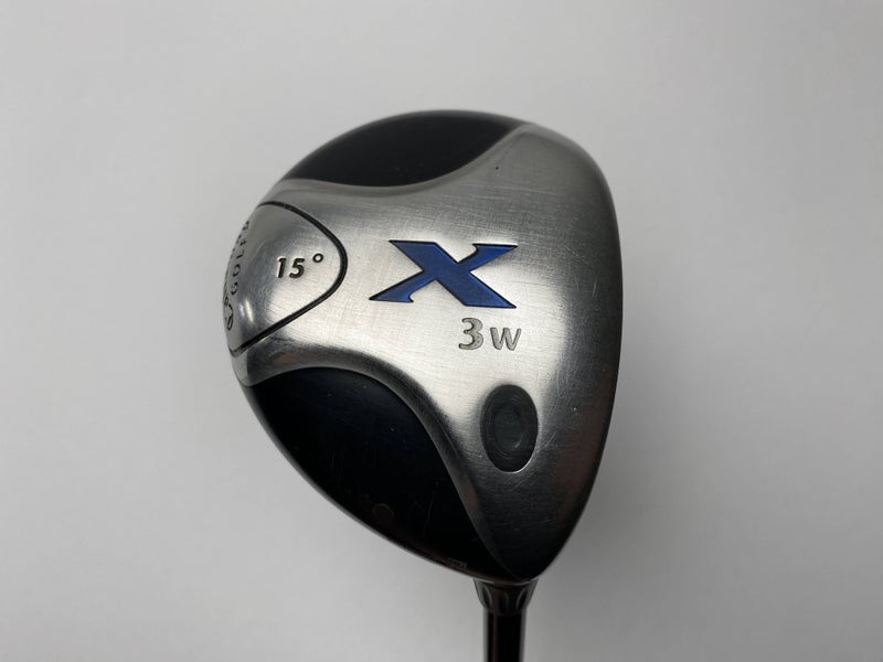 Callaway X 3 Fairway Wood 15* Fujikura Stiff Graphite Mens RH