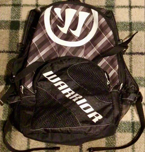 Warrior lacrosse Bag black backpack