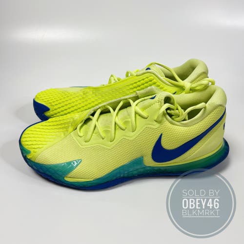 Nike Court Zoom Vapor Cage 4 Rafa Tennis Shoes Volt   12.5
