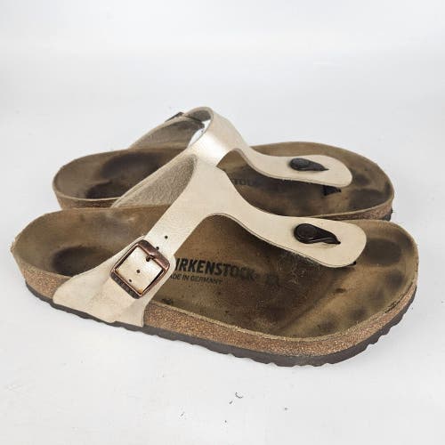 BIRKENSTOCK Gizeh Women's Size: 40 / 9 Beige Thong Sandals Shoe