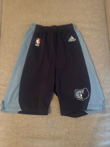 Memphis Grizzlies Blue Basketball Shorts (Adidas) - Size Medium