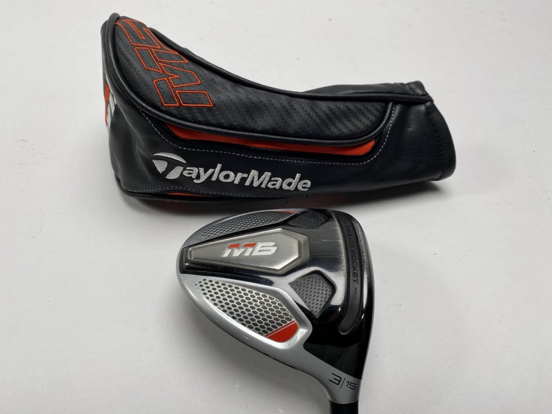 Taylormade M6 3 Fairway Wood 15* Mitsubishi Chemical C6 Series 40g Senior RH HC