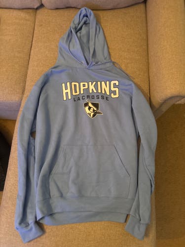 Johns Hopkins University Blue Lacrosse Sweatshirt - Size Large