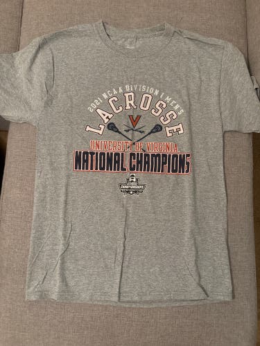 2021 University Of Virginia Championship Issued Shirt - Size Medium