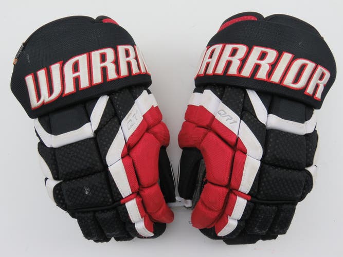 Warrior Covert QR1 Black Red White Ice Hockey Player Gloves Senior Size 15"