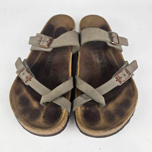 Birkenstock Mayari Women's Size: 39 / 8 Brown Slide Sandal Toe Loop Shoe