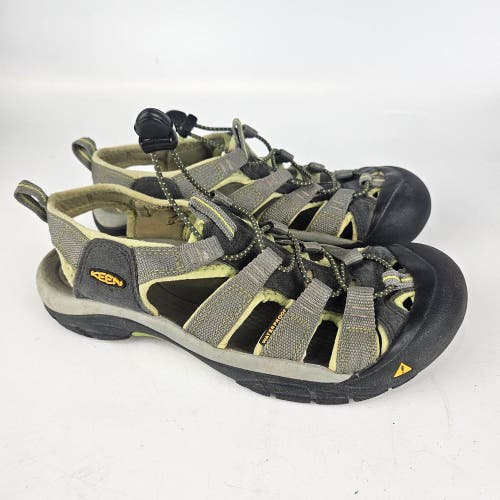 KEEN Newport H2 Womens Size: 8.5 Waterproof Sport Hiking Sandals Gray Green