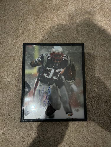 Kevin Faulk New England Patriots Autographed 8x10” Framed Photo