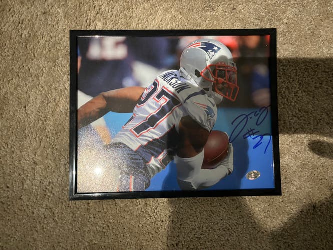 JC Jackson New England Patriots Autographed 8x10” Framed Photo