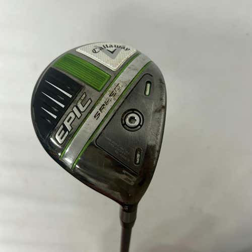 Used Callaway Epic Speed 3 Wood Stiff Flex Graphite Shaft Fairway Woods