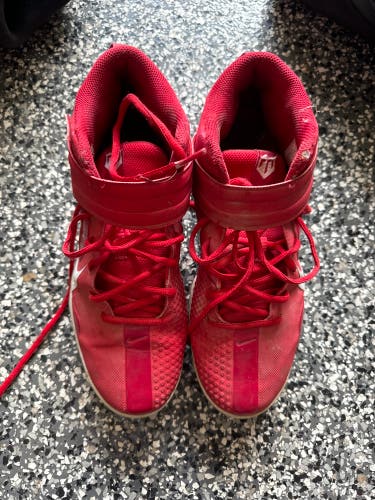 Red Used Size 9.5 Nike Trout