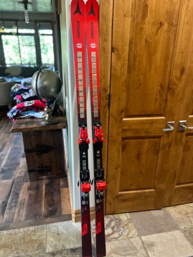 New Atomic 2024 FIS GS G9 Revo Racing With Bindings Max Din 16 Skis