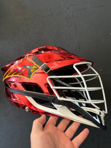 Calvert Hall Chrome Cascade S Lacrosse Helmet