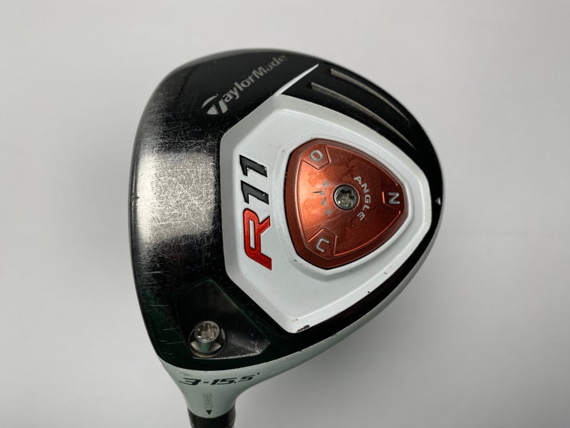 Taylormade R11 3 Fairway Wood 15.5* Fujikura Motore F3 TP Stiff LH Midsize Grip