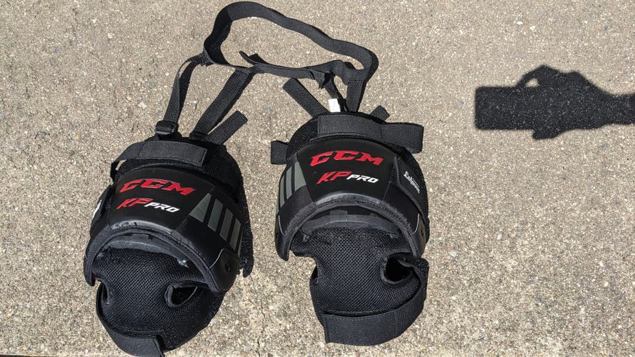 Used CCM KP Pro Knee Pads and Garter
