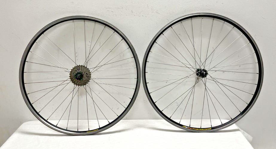 Mavic CXP 22 7-Speed 32-Spoke Black Aluminum 700C Wheelset Shimano 2200 Hubs