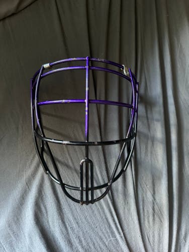 Used Purple to Black Faded Box Lacrosse Cage