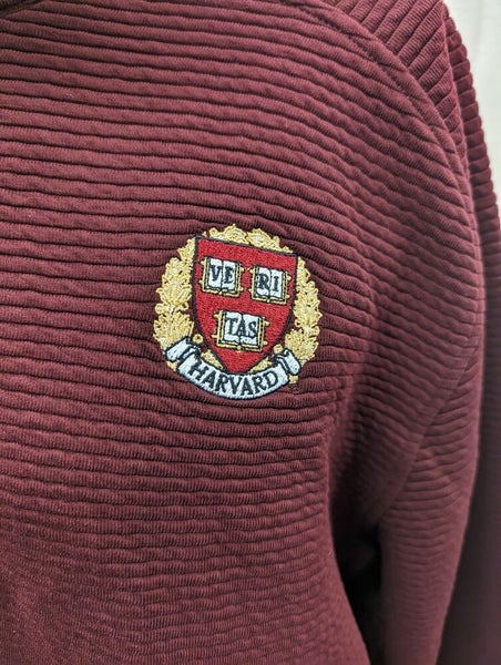 NWT Harvard Crimson Cutter & Buck 1/4 Zip Pullover Jacket XXL 2XL NCAA
