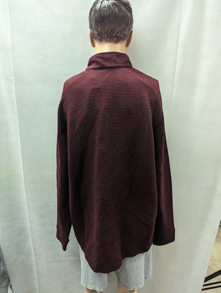 NWT Harvard Crimson Cutter & Buck 1/4 Zip Pullover Jacket XXL 2XL NCAA