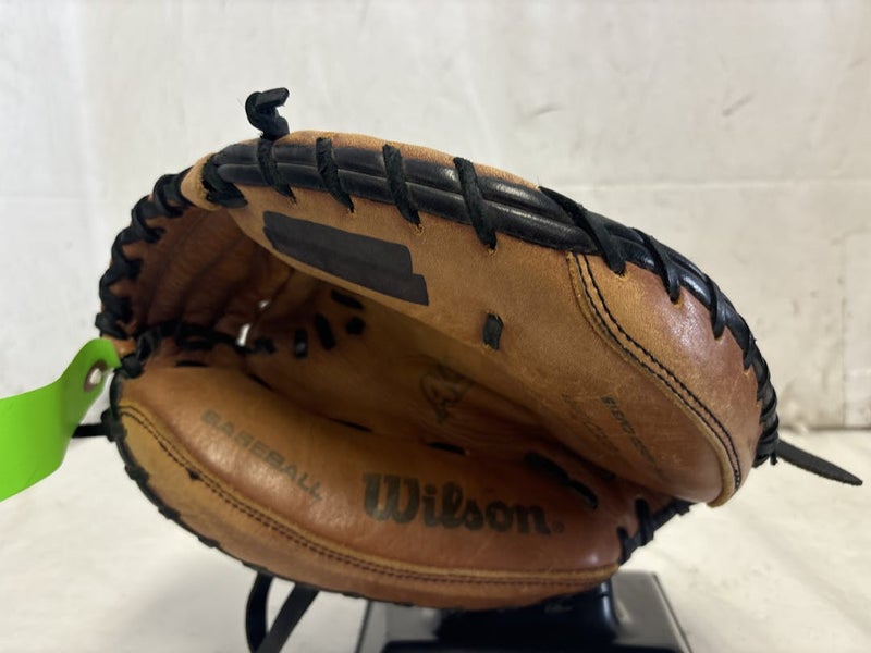 Used Wilson A500 A0500 Cm315 31 1 2" Leather Youth Baseball Catcher's Mitt Glove