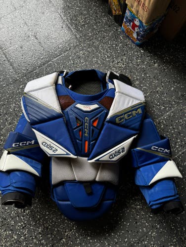 Used Large CCM Pro Stock Axis 2 Goalie Chest Protector